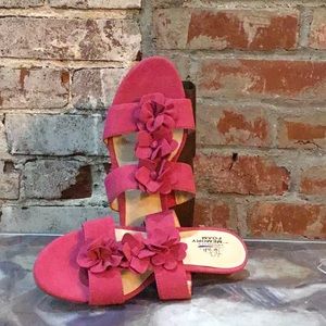 LifeStride Flex pink floral sandals